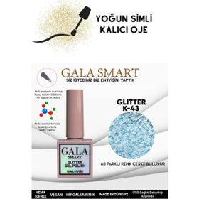 Gala Smart K43 10 ml Glitter Kalıcı Oje