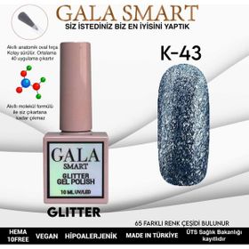 Gala Smart K43 10 ml Glitter Kalıcı Oje
