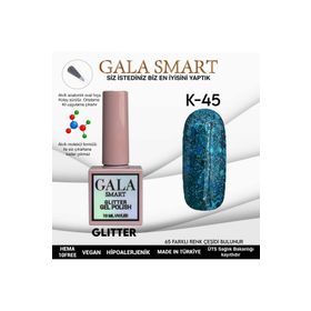 Gala Smart K45 10 ml Glitter Kalıcı Oje