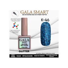 Gala Smart K46 10 ml Glitter Kalıcı Oje