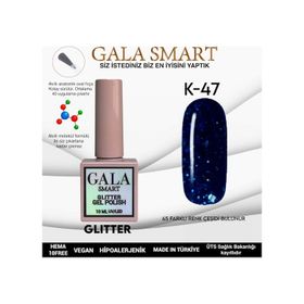 Gala Smart K47 10 ml Glitter Kalıcı Oje
