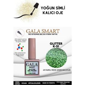 Gala Smart K51 10 ml Glitter Kalıcı Oje
