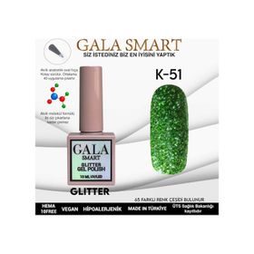 Gala Smart K51 10 ml Glitter Kalıcı Oje