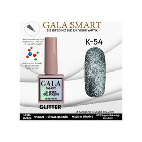 Gala Smart K54 10 ml Glitter Kalıcı Oje