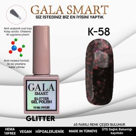 Gala Smart K58 10 ml Glitter Kalıcı Oje