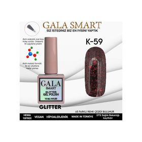 Gala Smart K59 10 ml Glitter Kalıcı Oje