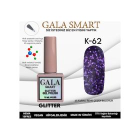 Gala Smart K62 10 ml Glitter Kalıcı Oje