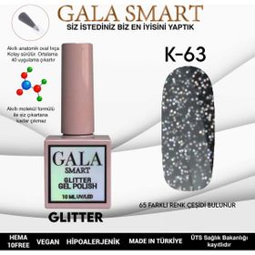 Gala Smart K63 10 ml Glitter Kalıcı Oje