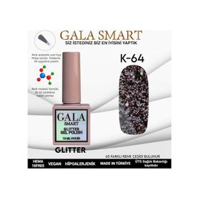 Gala Smart K64 10 ml Glitter Kalıcı Oje