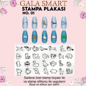 Gala Smart Stampa Plaka No:1 Sticker