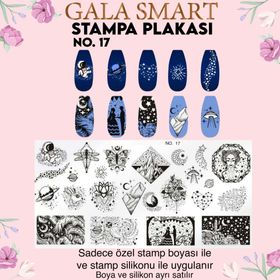 Gala Smart Stampa Plaka No:17 Sticker