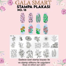 Gala Smart Stampa Plaka No:18 Sticker