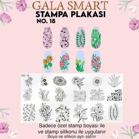 Gala Smart Stampa Plaka No:18 Sticker
