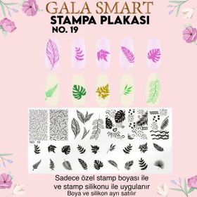 Gala Smart Stampa Plaka No:19 Sticker