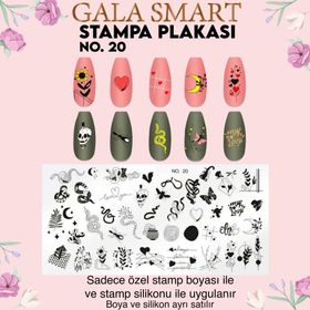 Gala Smart Stampa Plaka No:20 Sticker