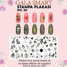 Gala Smart Stampa Plaka No:20 Sticker