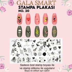 Gala Smart Stampa Plaka No:20 Sticker