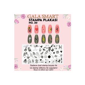 Gala Smart Stampa Plaka No:20 Sticker