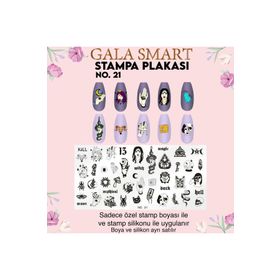 Gala Smart Stampa Plaka No:21 Sticker