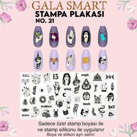 Gala Smart Stampa Plaka No:21 Sticker