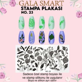 Gala Smart Stampa Plaka No:23 Sticker