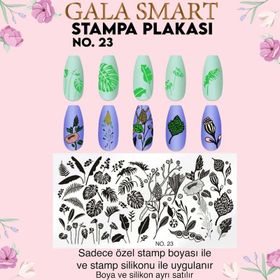 Gala Smart Stampa Plaka No:23 Sticker