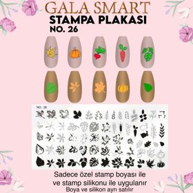 Gala Smart Stampa Plaka No:26 Sticker