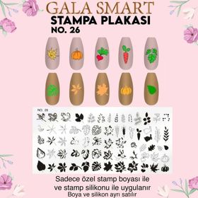 Gala Smart Stampa Plaka No:26 Sticker