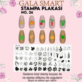 Gala Smart Stampa Plaka No:26 Sticker