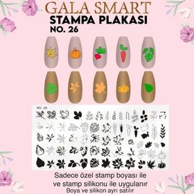 Gala Smart Stampa Plaka No:26 Sticker