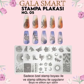 Gala Smart Stampa Plaka No:5 Sticker