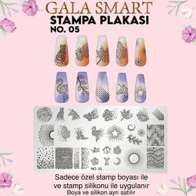 Gala Smart Stampa Plaka No:5 Sticker