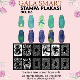 Gala Smart Stampa Plaka No:6 Sticker