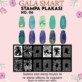Gala Smart Stampa Plaka No:6 Sticker
