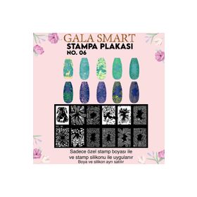 Gala Smart Stampa Plaka No:6 Sticker