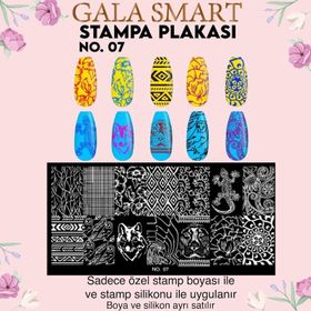 Gala Smart Stampa Plaka No:7 Sticker