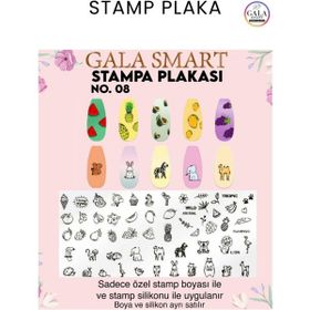 Gala Smart Stampa Plaka No:8 Sticker