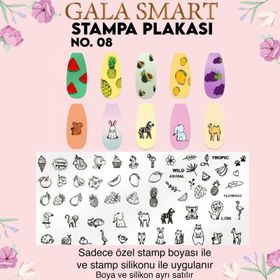 Gala Smart Stampa Plaka No:8 Sticker
