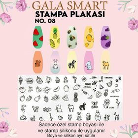 Gala Smart Stampa Plaka No:8 Sticker