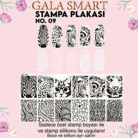 Gala Smart Stampa Plaka No:9 Sticker