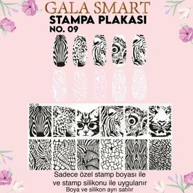 Gala Smart Stampa Plaka No:9 Sticker