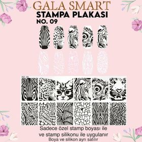 Gala Smart Stampa Plaka No:9 Sticker