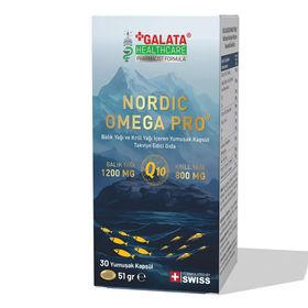 Galata Healthcare Nordic Omega Pro Balık Krill Yağı 30 Kapsül