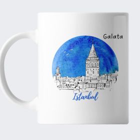 Galata Kulesi Baskılı Kupa