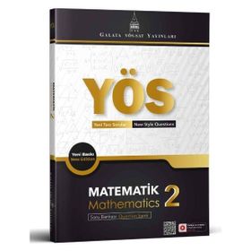 Galata YÖS-SAT Yayınları Matematik 2 Soru Bankası