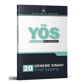 Galata YÖS SAT Yayınları YÖS SAT 20'Li Deneme Sınavı