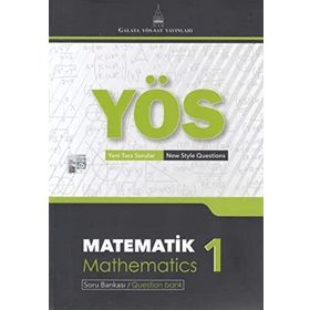 Galata YÖS SAT Yayınları YÖS SAT Matematik 1 Soru Bankası