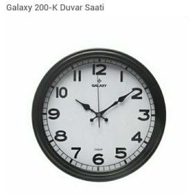 Galaxy 200-K Siyah 30 cm Modern Duvar Saati