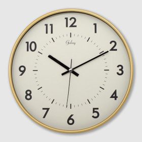 Galaxy 221-G Serisi Eskitme Metal Görünümlü Sessiz Akar 30 cm Modern Duvar Saati