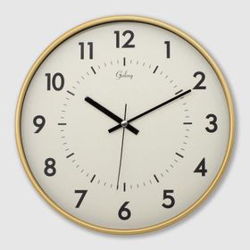 Galaxy 221-G Serisi Eskitme Metal Görünümlü Sessiz Akar 30 cm Modern Duvar Saati